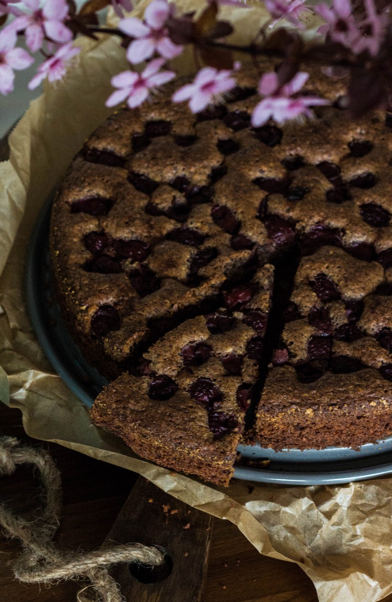 Mandel-Kirsch-Kuchen oder -Torte ohne Mehl – zucker.stueckchen Mandel-Kirsch-Kuchen oder -Torte ohne Mehl – zucker.stueckchen